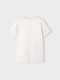 NAME IT Printet T-shirt Voto White Alysssum